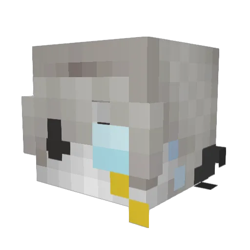 itzSyro Minecraft avatar head, 3D render