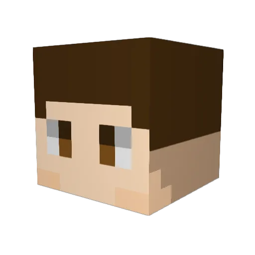itzTodox Minecraft avatar head, 3D render