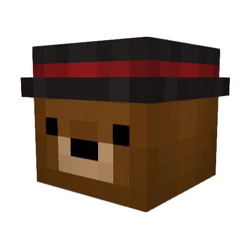 itzZyxo Minecraft avatar head, 3D render