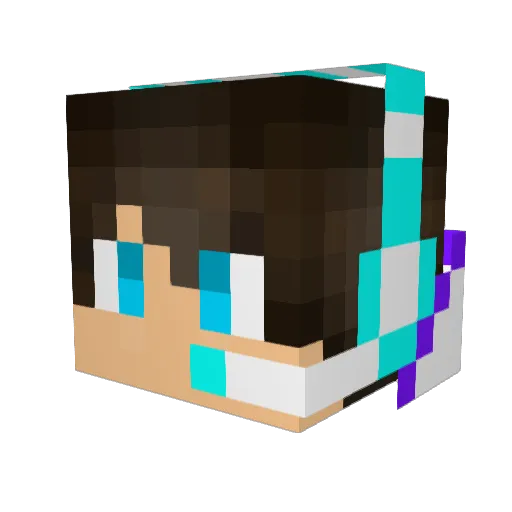 itz_BoltGamer_LP Minecraft avatar head, 3D render