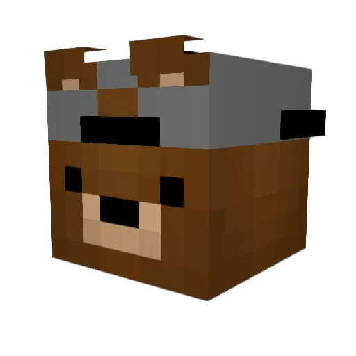 itz_Delta Minecraft avatar head, 3D render