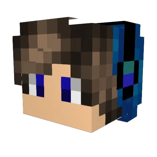 itz_Dylan299 Minecraft avatar head, 3D render