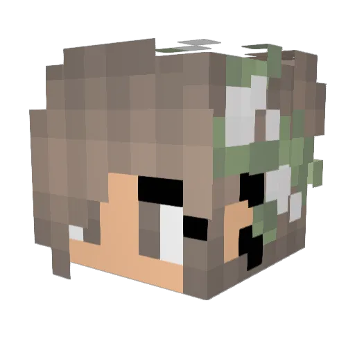 itz_barchina Minecraft avatar head, 3D render