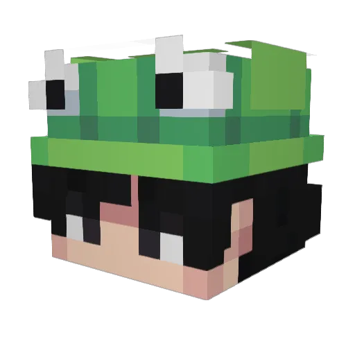 itz_carma Minecraft avatar head, 3D render