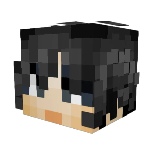 itz_hern Minecraft avatar head, 3D render