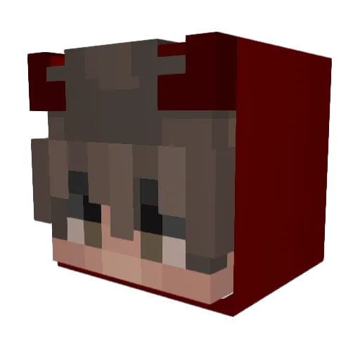 itz_merror Minecraft avatar head, 3D render