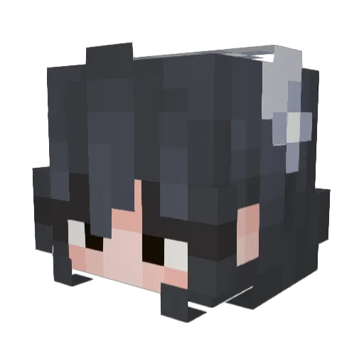 itz_moonie Minecraft avatar head, 3D render