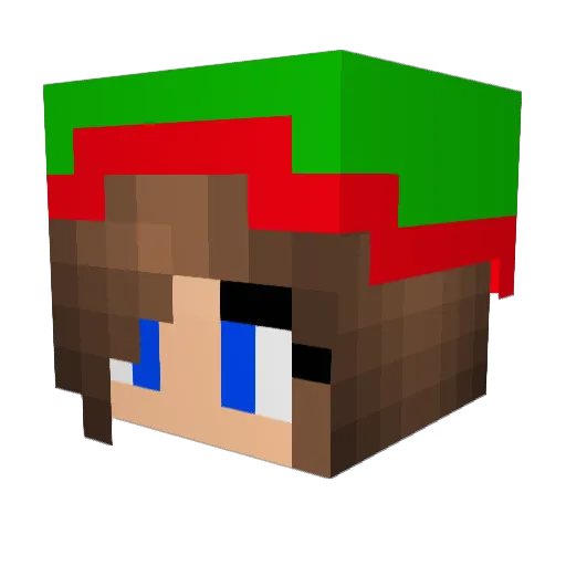 itz_nicki Minecraft avatar head, 3D render