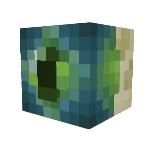 itz_oculi Minecraft avatar head, 3D render