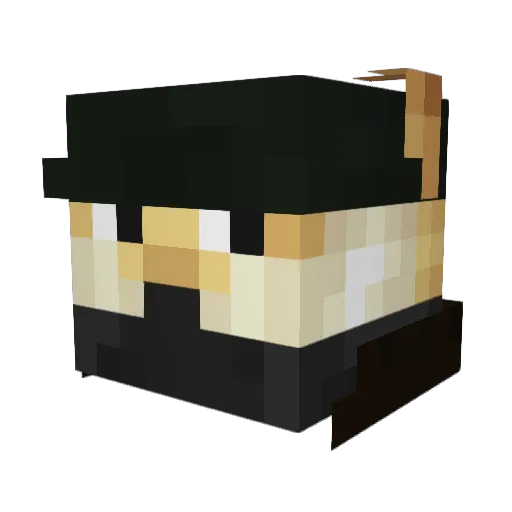 itz_swiperz Minecraft avatar head, 3D render