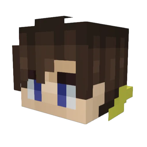 itz_yellowmc_xD Minecraft avatar head, 3D render