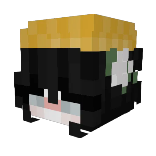 itz_yunheejung Minecraft avatar head, 3D render