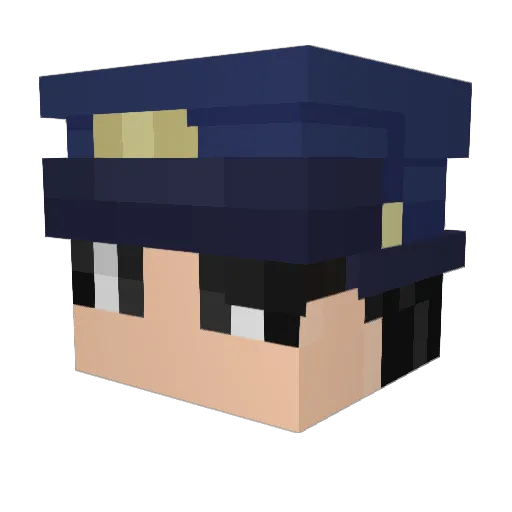 itzadevil Minecraft avatar head, 3D render