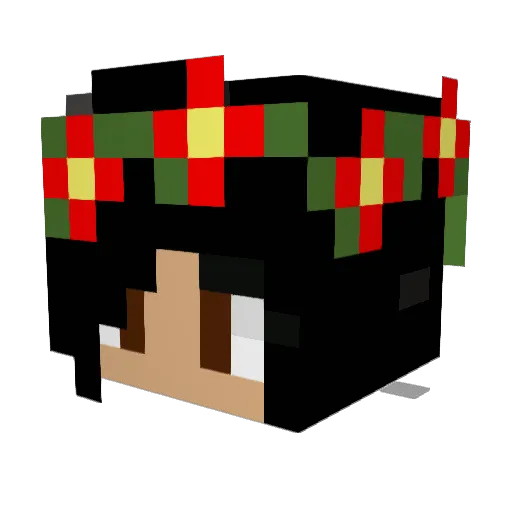 itzaina2 Minecraft avatar head, 3D render