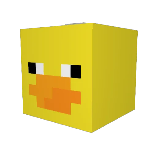 itzameh Minecraft avatar head, 3D render