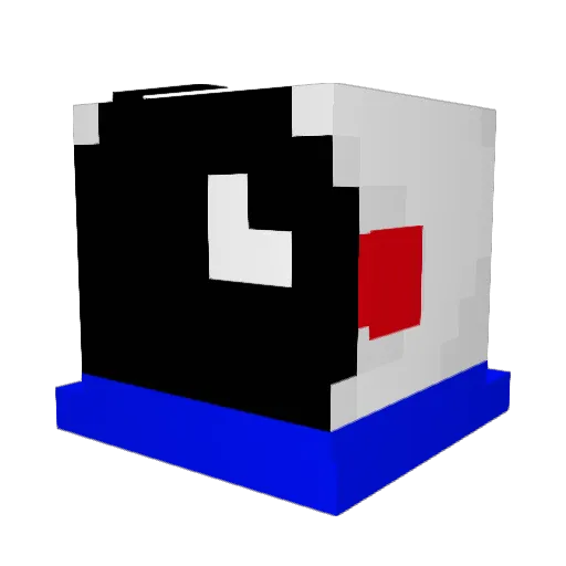 itzastrof Minecraft avatar head, 3D render