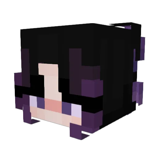 itzbits Minecraft avatar head, 3D render