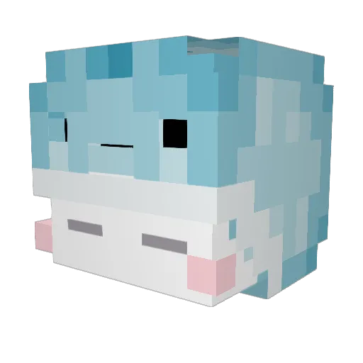 itzchickengirlxx Minecraft avatar head, 3D render