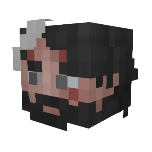 itzdaanny Minecraft avatar head, 3D render