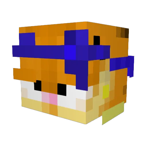 itzed5 Minecraft avatar head, 3D render