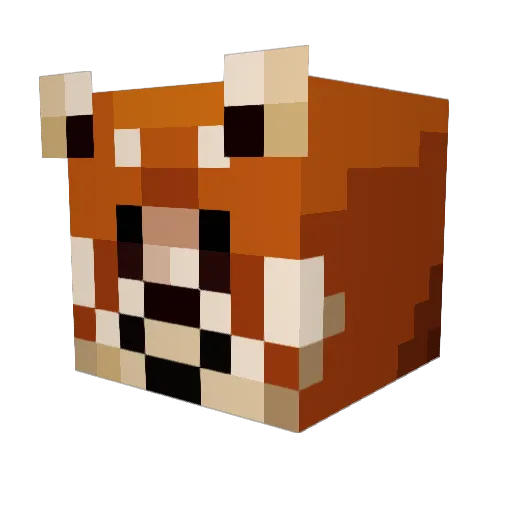 itzfabss Minecraft avatar head, 3D render