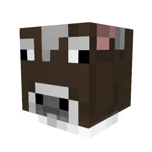 itzgears Minecraft avatar head, 3D render