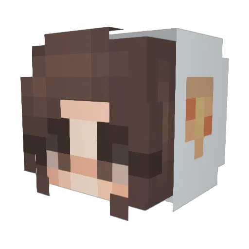itzibitz_ Minecraft avatar head, 3D render
