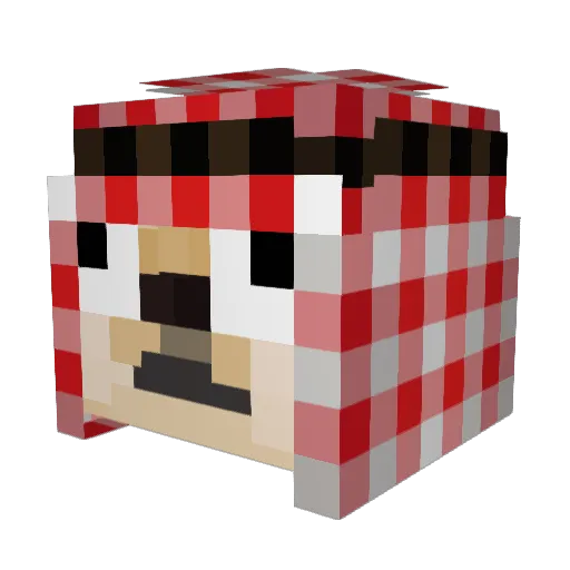 itzikadanek1 Minecraft avatar head, 3D render