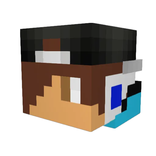 itzjigsaw2 Minecraft avatar head, 3D render