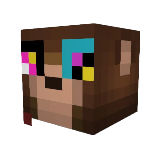 itzjoosu Minecraft avatar head, 3D render