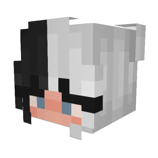 itzkira1 Minecraft avatar head, 3D render