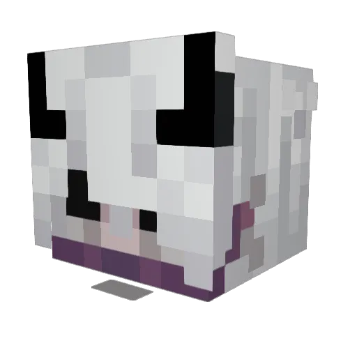 itzllevi Minecraft avatar head, 3D render