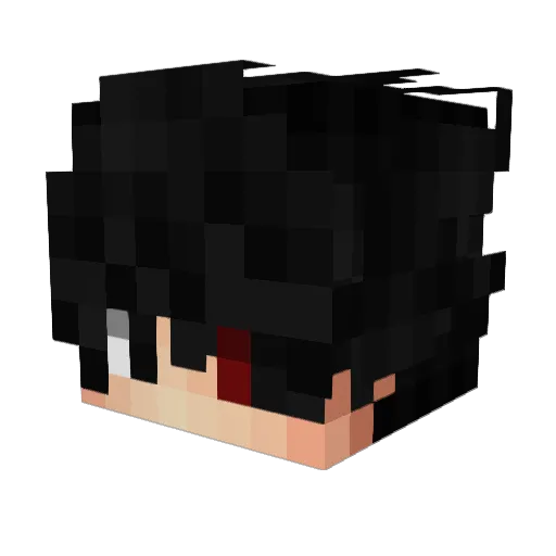 itzlxcy Minecraft avatar head, 3D render