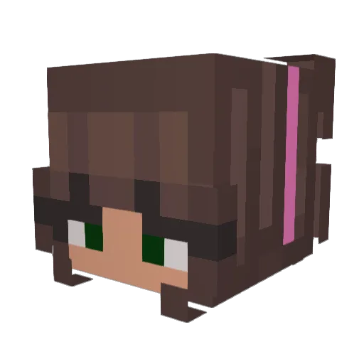 itzlynzie Minecraft avatar head, 3D render