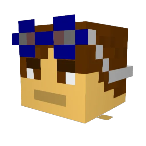itzmesoul5 Minecraft avatar head, 3D render