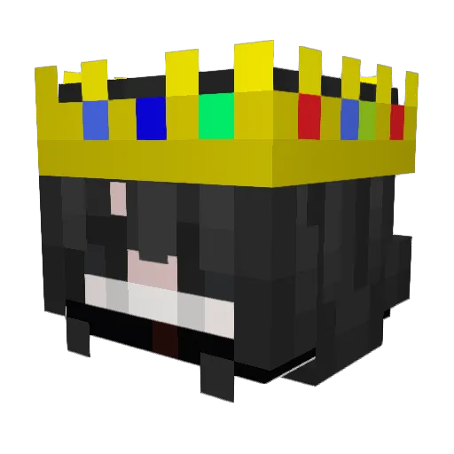 itzmikqsa Minecraft avatar head, 3D render