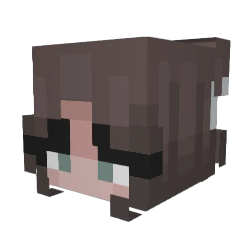 itzoliv1a Minecraft avatar head, 3D render