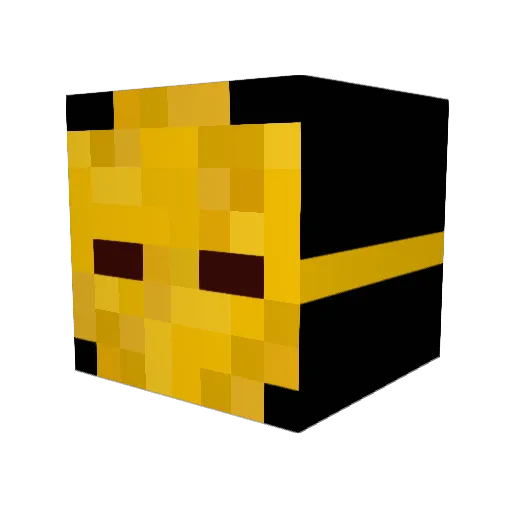 itzpaksi Minecraft avatar head, 3D render