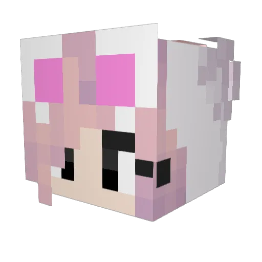 itzpey Minecraft avatar head, 3D render