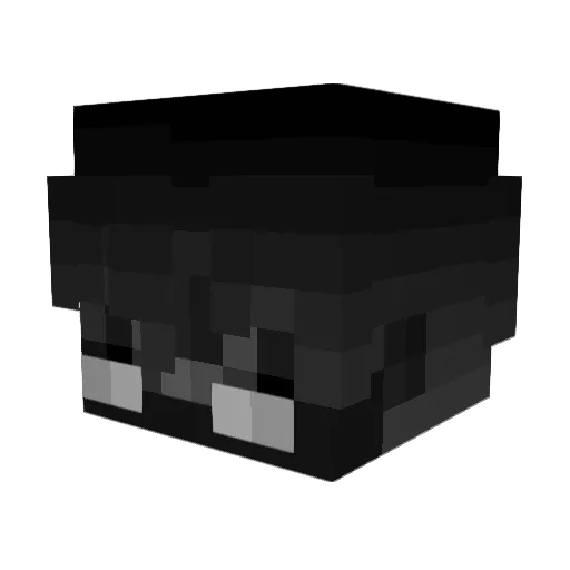 itzraidiance Minecraft avatar head, 3D render