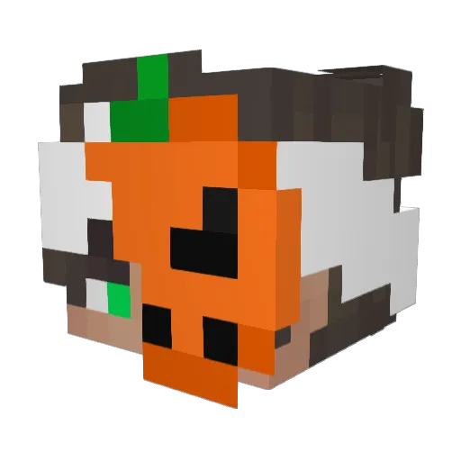 itzrealrezex Minecraft avatar head, 3D render