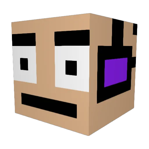 itzrealsamir Minecraft avatar head, 3D render