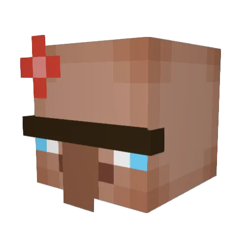 itzreij Minecraft avatar head, 3D render