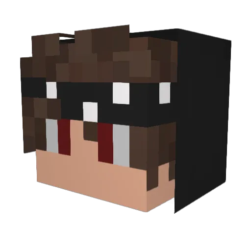 itzsa3d_games Minecraft avatar head, 3D render