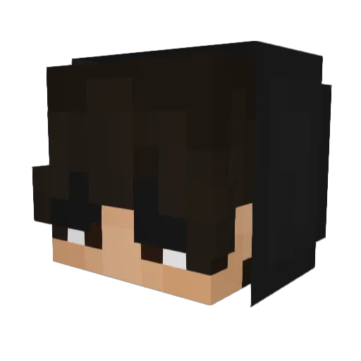 itzsina Minecraft avatar head, 3D render