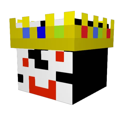 itzt0x1n Minecraft avatar head, 3D render