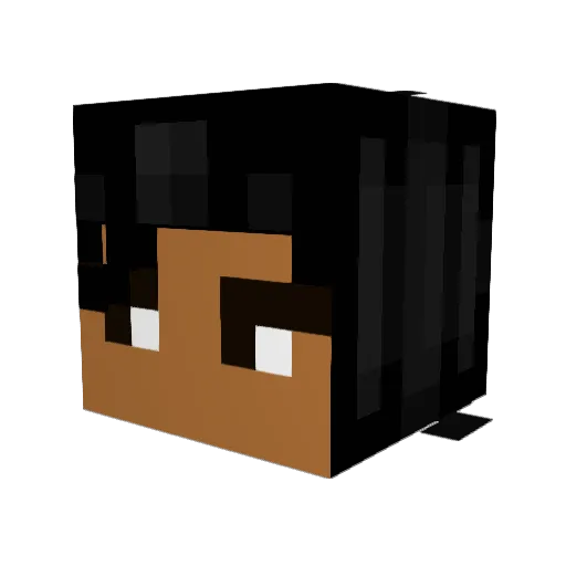 itztoby1105 Minecraft avatar head, 3D render