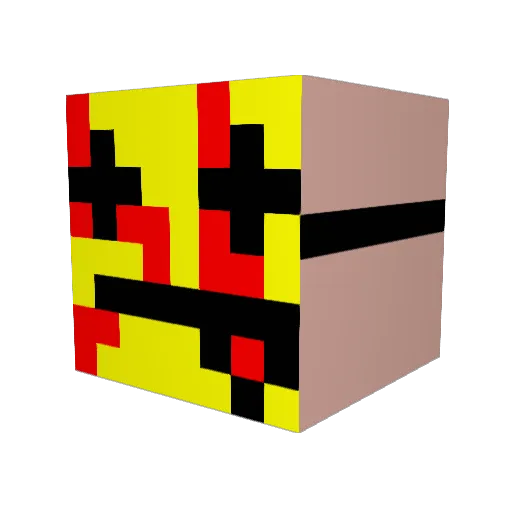 itzwizzard Minecraft avatar head, 3D render
