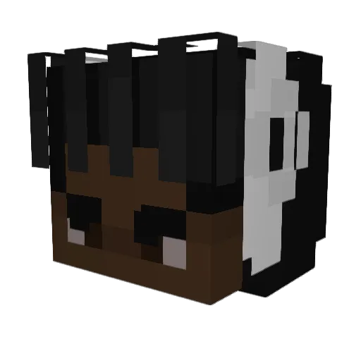 itzyk3twin Minecraft avatar head, 3D render