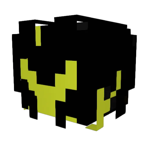 itzz_No_hacker Minecraft avatar head, 3D render
